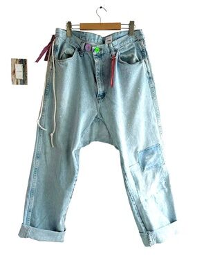 CRAM X RUSTLER drop crotch high waist baggy jeans